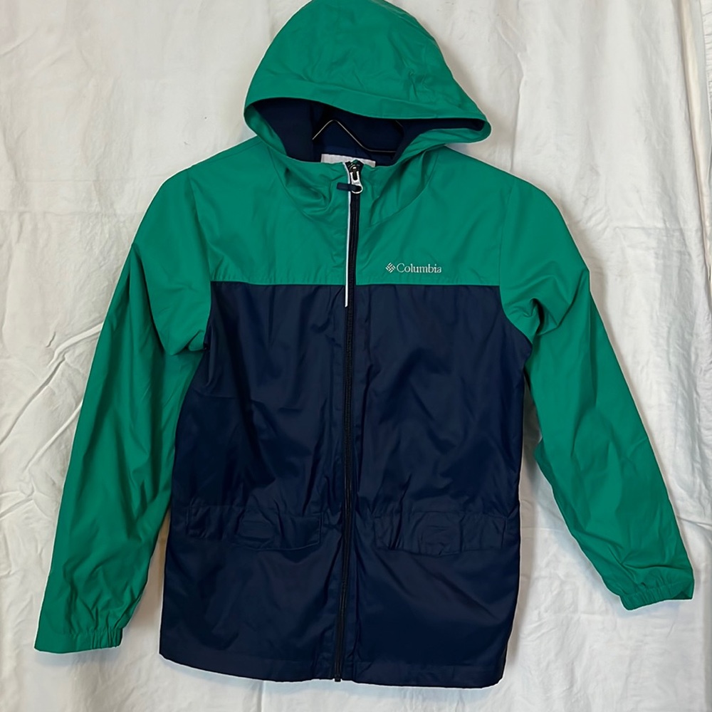 Columbia boys light hooded jacket